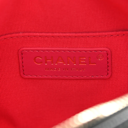 Chanel Shiny Caviar Quilted Chain Melody Camera Bag Black 7 of 10