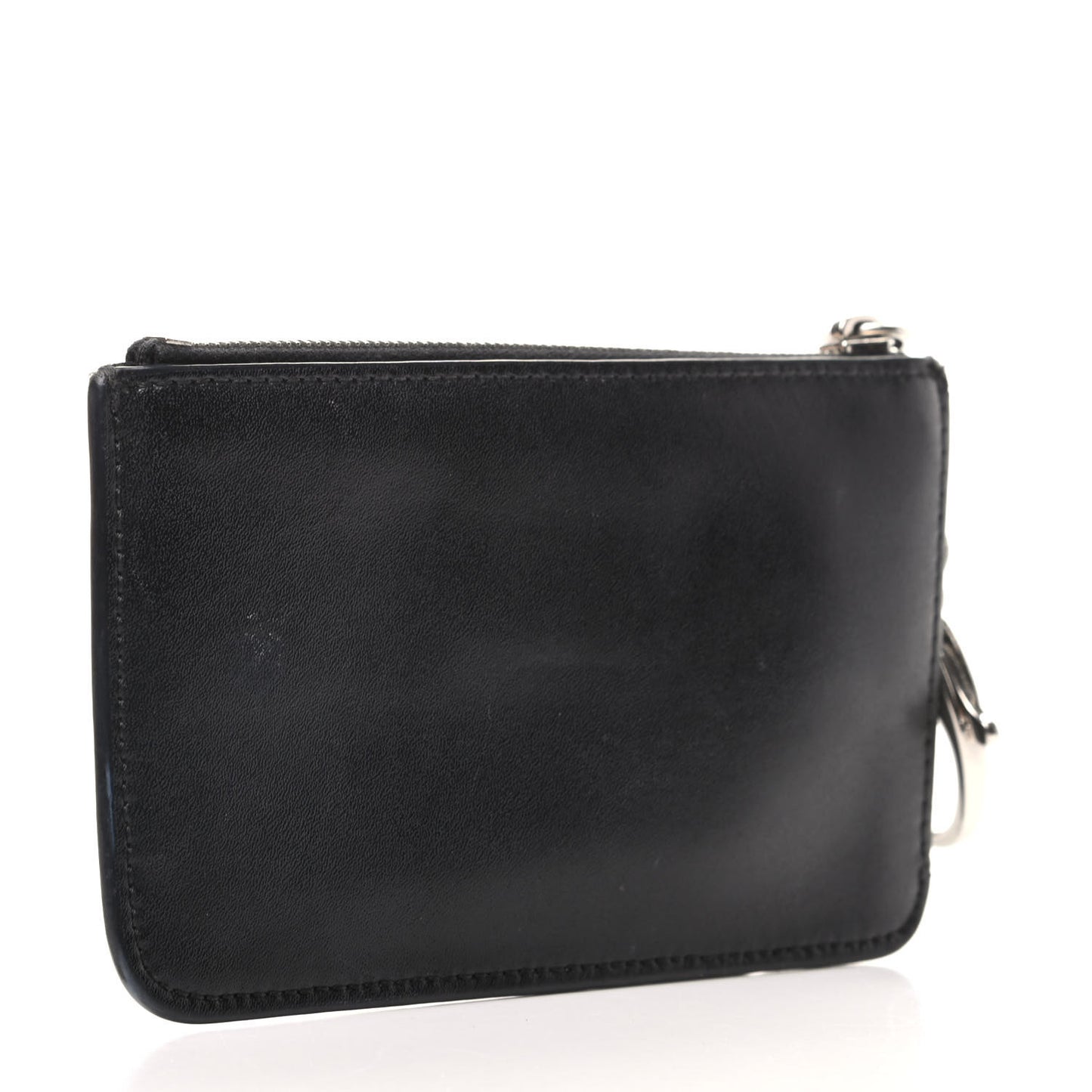Vitello Liberty Studded Large Key Case Pouch Black Multicolor