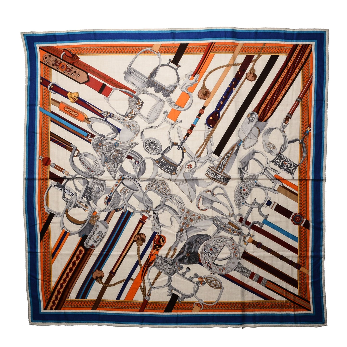 Cashmere Silk Concours D'Etriers Shawl 140