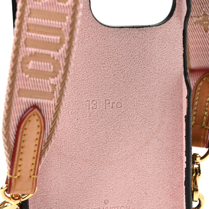 Louis Vuitton Monogram Bumper On Strap iPhone 13 Pro Shoulder Strap Creme Pink 6 of 8