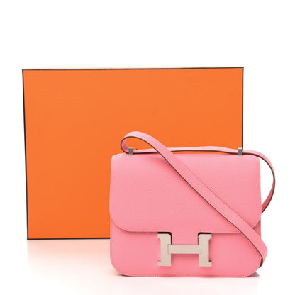 Hermes Epsom Constance 18 Rose Confetti 11 of 11