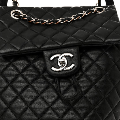 Chanel Lambskin Quilted Small Urban Spirit Backpack Black 8 of 14