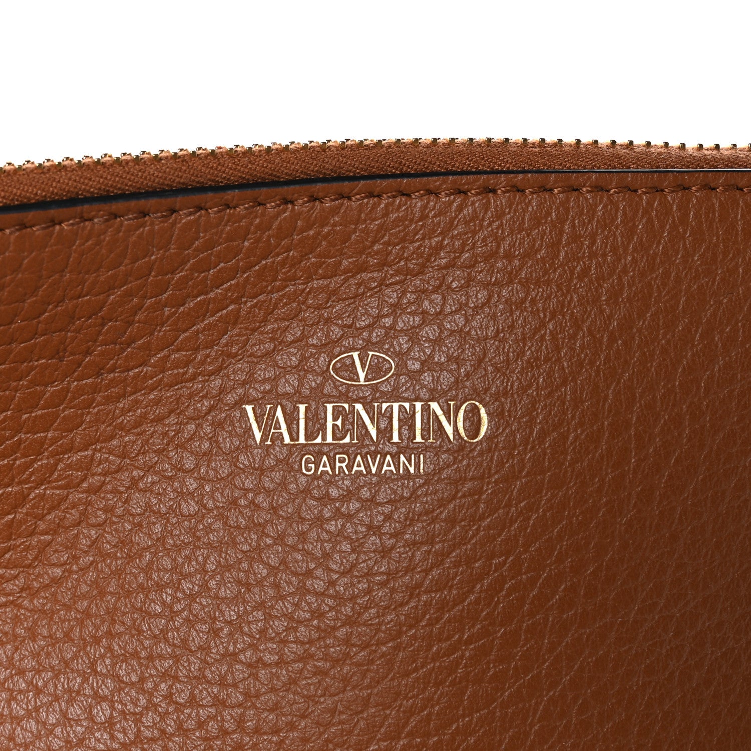 Valentino Garavani Raffia Grained Calfskin Medium Rockstud Vlogo Tote Naturale 7 of 10