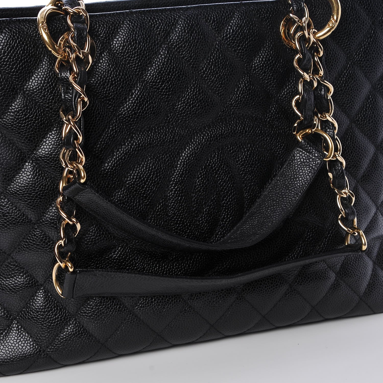 Chanel Caviar Quilted Grand Shopping Tote GST Black 9 of 9