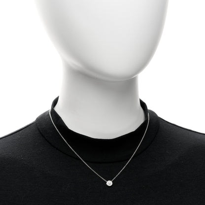 Tiffany Platinum Diamond .16ctw Soleste Pendant Necklace 2 of 5
