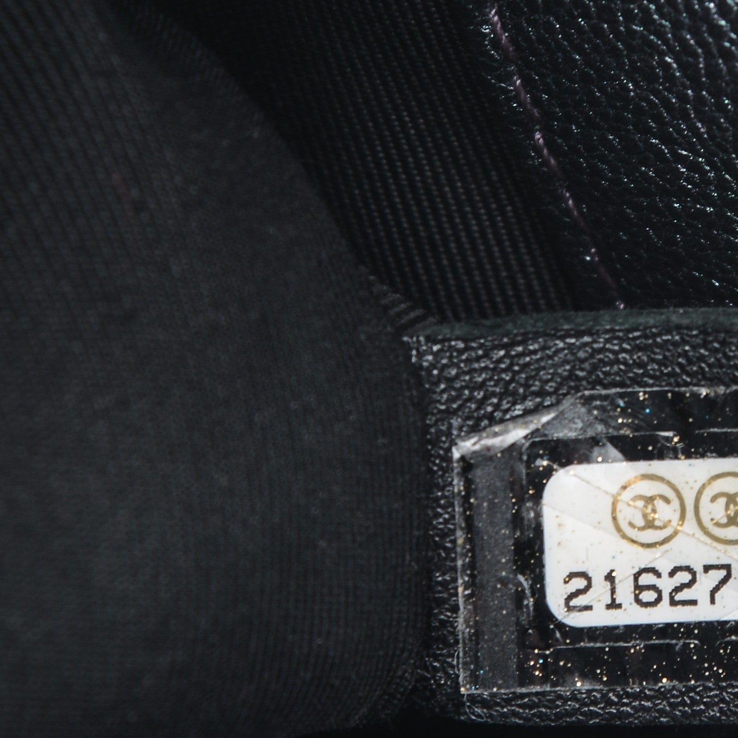 Chanel Iridescent Goatskin Quilted Medium Boy Flap Purple 7 of 7