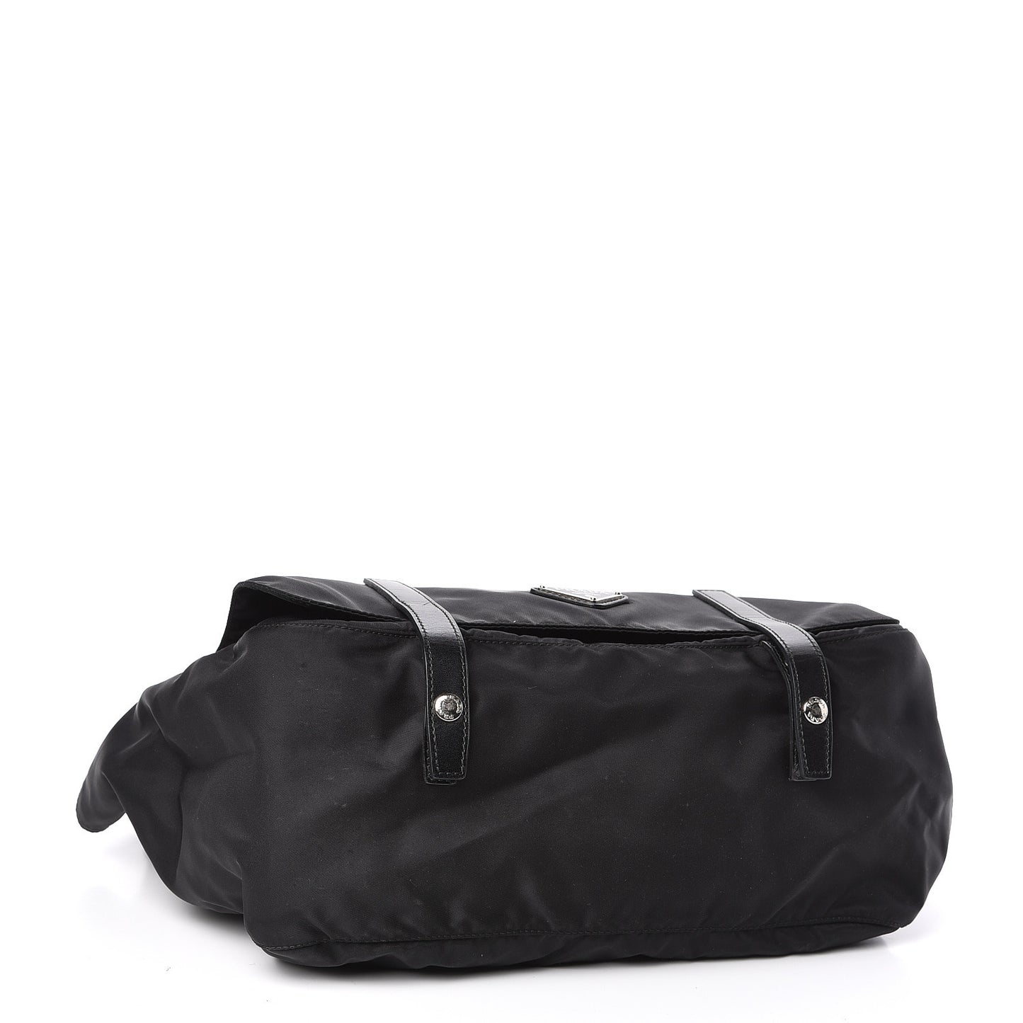 Nylon Vela Messenger Bag Black