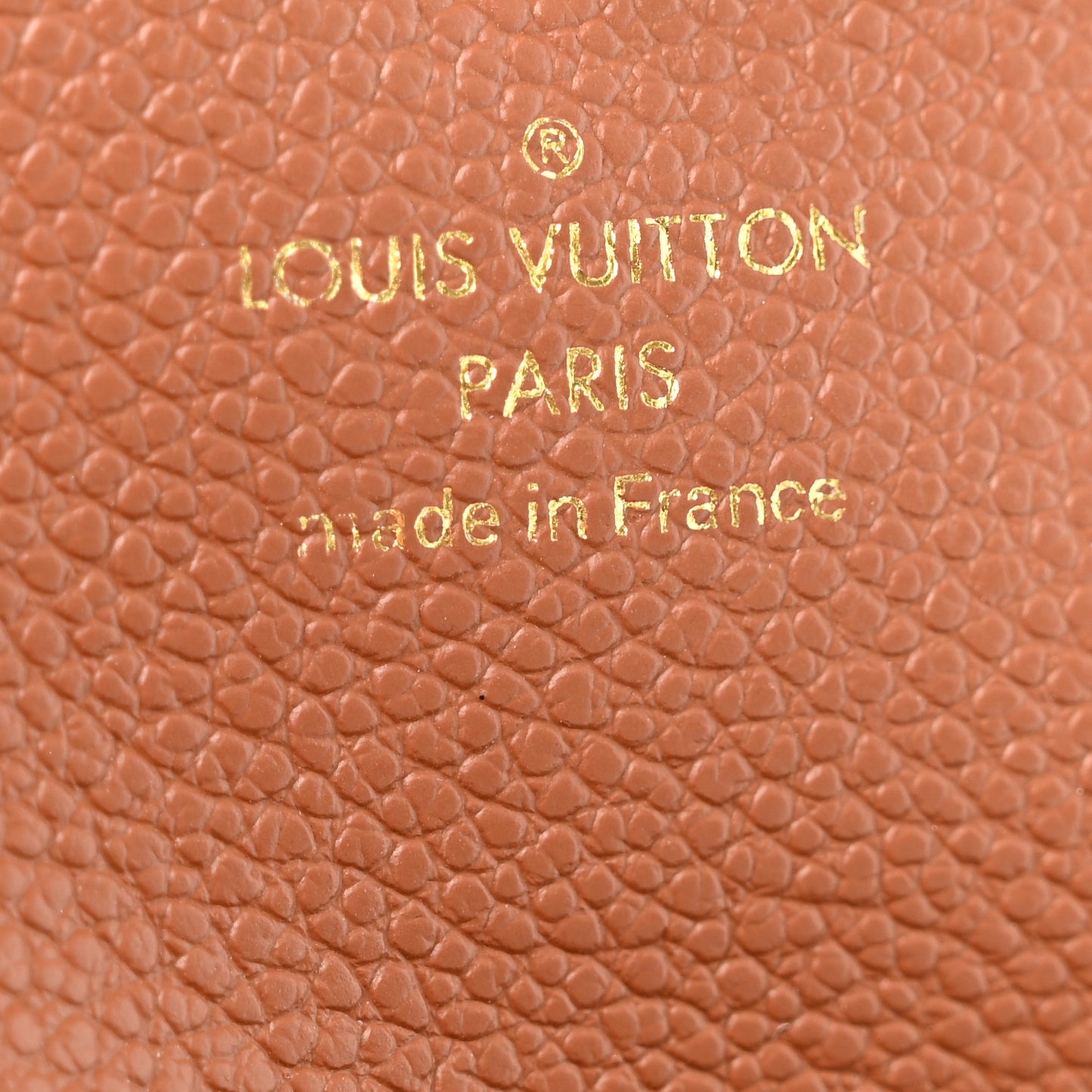 Empreinte Monogram Giant Wild At Heart Key Pouch Caramel