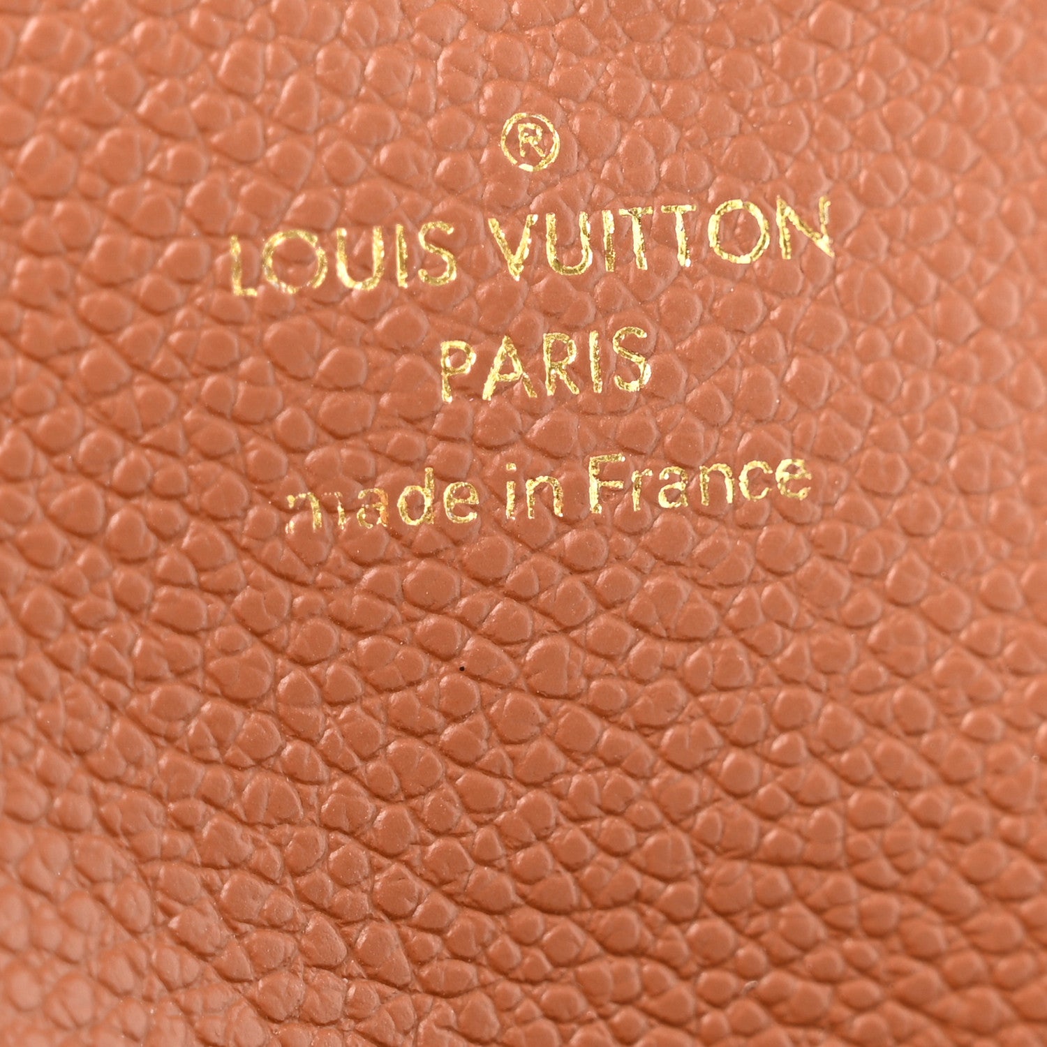 Louis Vuitton Empreinte Monogram Giant Wild At Heart Key Pouch Caramel 6 of 6