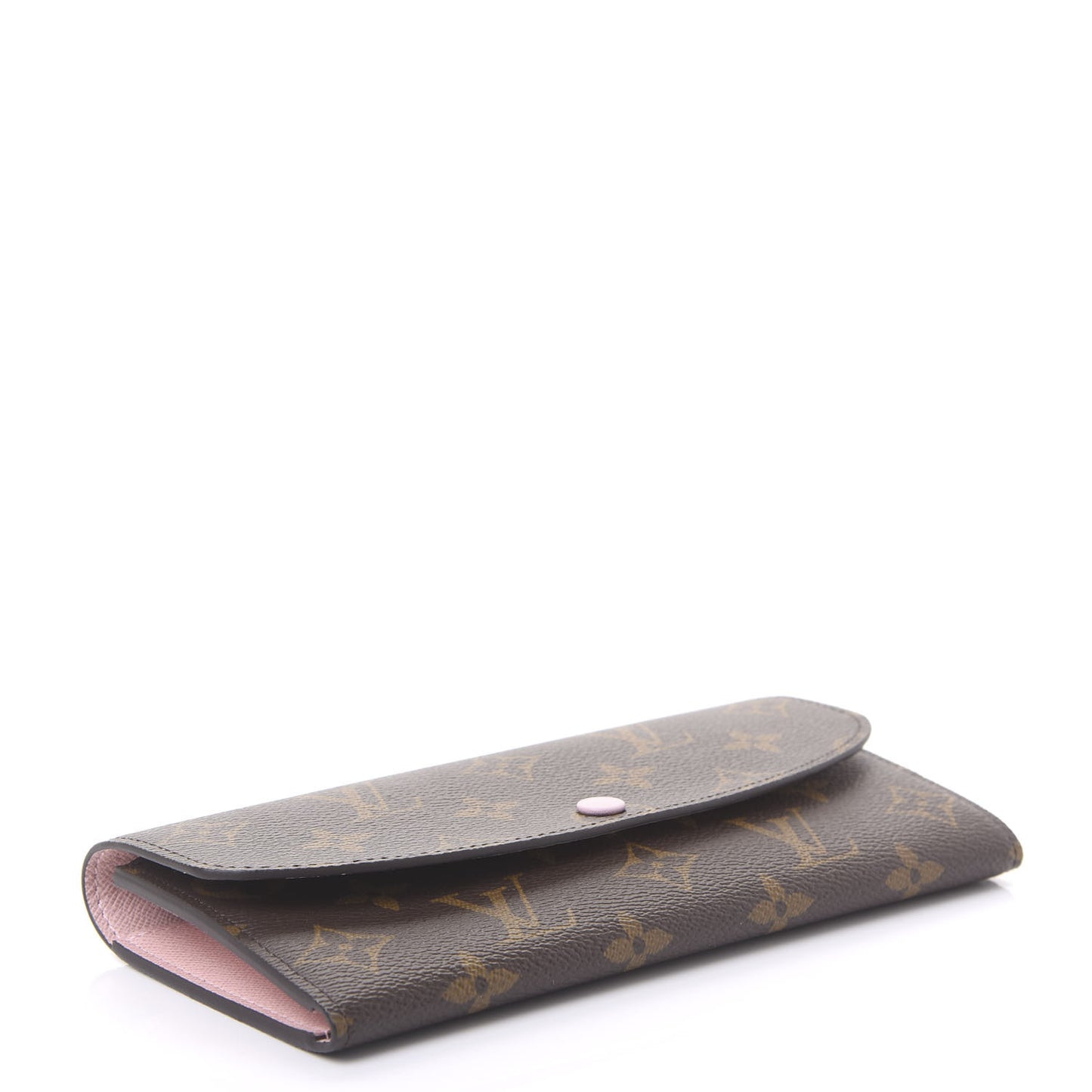 Monogram Emilie Wallet Rose Ballerine