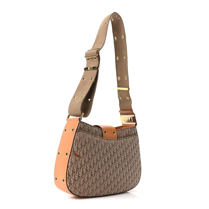 Christian Dior Calfskin Monogram Street Chic Medium Columbus Ave Beige 3 of 11