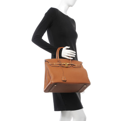 Hermes Togo Birkin 35 Gold 2 of 37