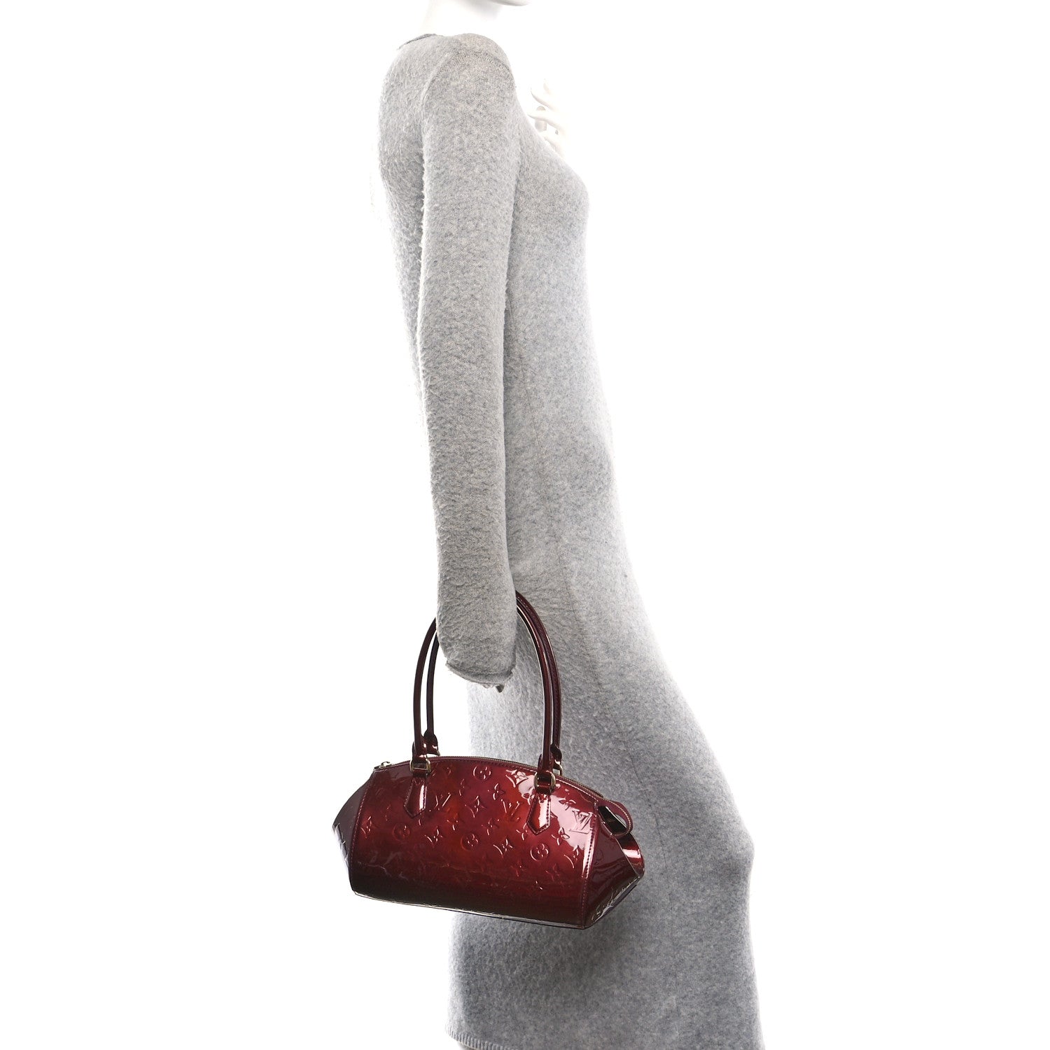 Louis Vuitton Vernis Sherwood PM Rouge Fauviste 2 of 10