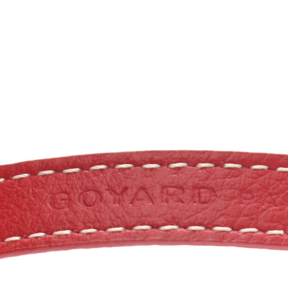 Goyard Goyardine Sesame Key Holder Red 3 of 6