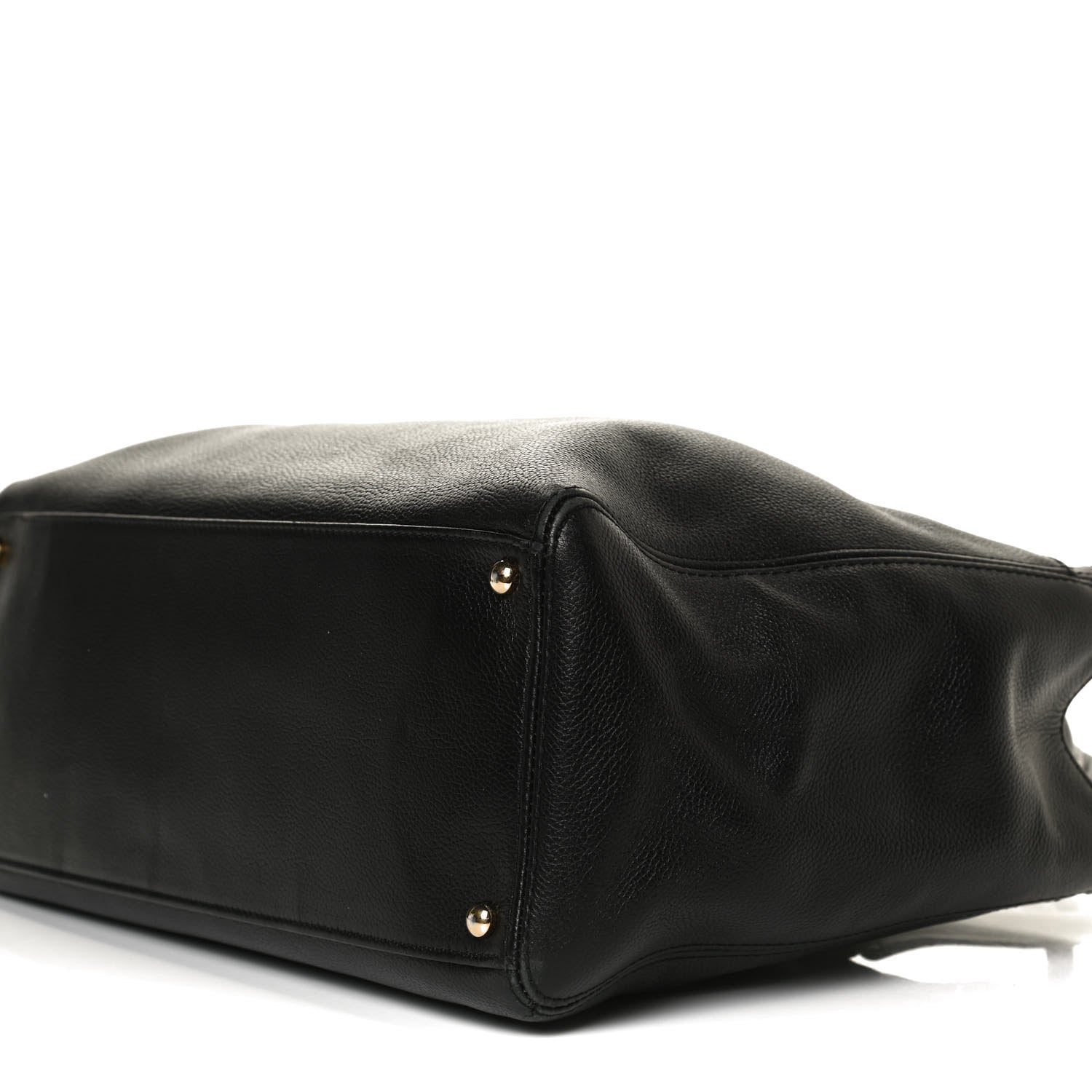 Chanel Calfskin Cerf Executive Shopper Tote Black 10 of 14
