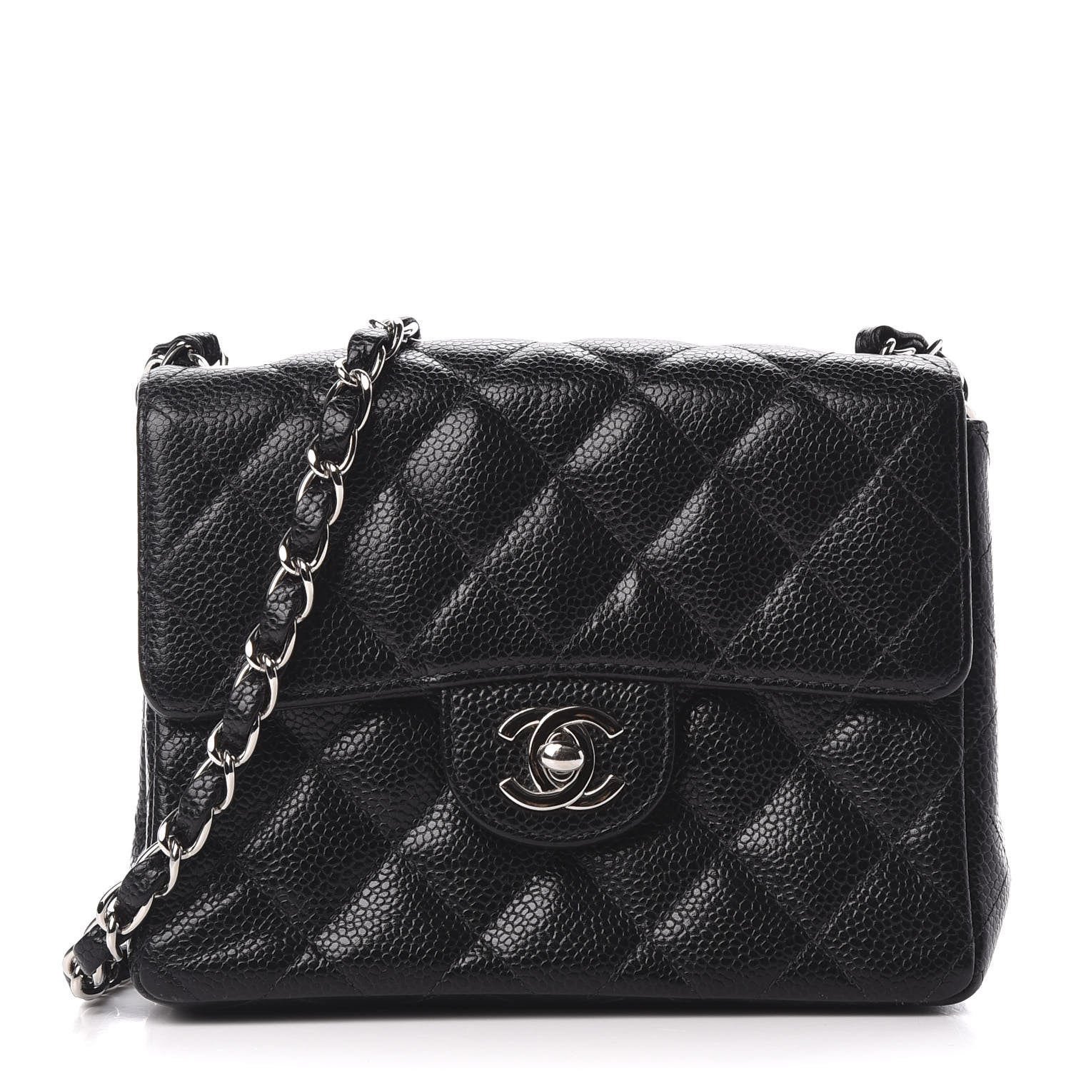 Chanel Caviar Quilted Mini Square Flap Black 1 of 9
