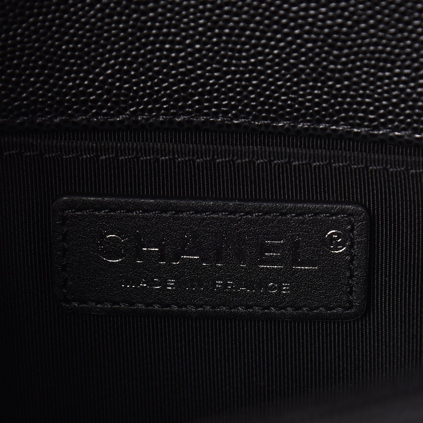 Caviar Quilted Small Boy Flap Black