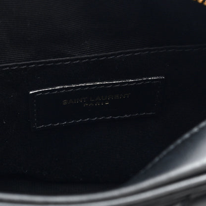 Saint Laurent Calfskin Matelasse Monogram Lou Belt Bag Black Black 6 of 9