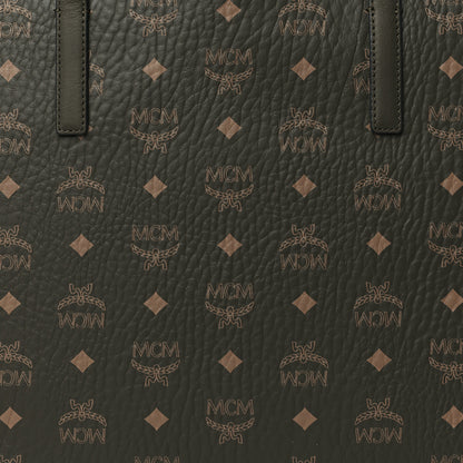 MCM Visetos Medium Portuna Shopper Tote Sea Turtle 8 of 10