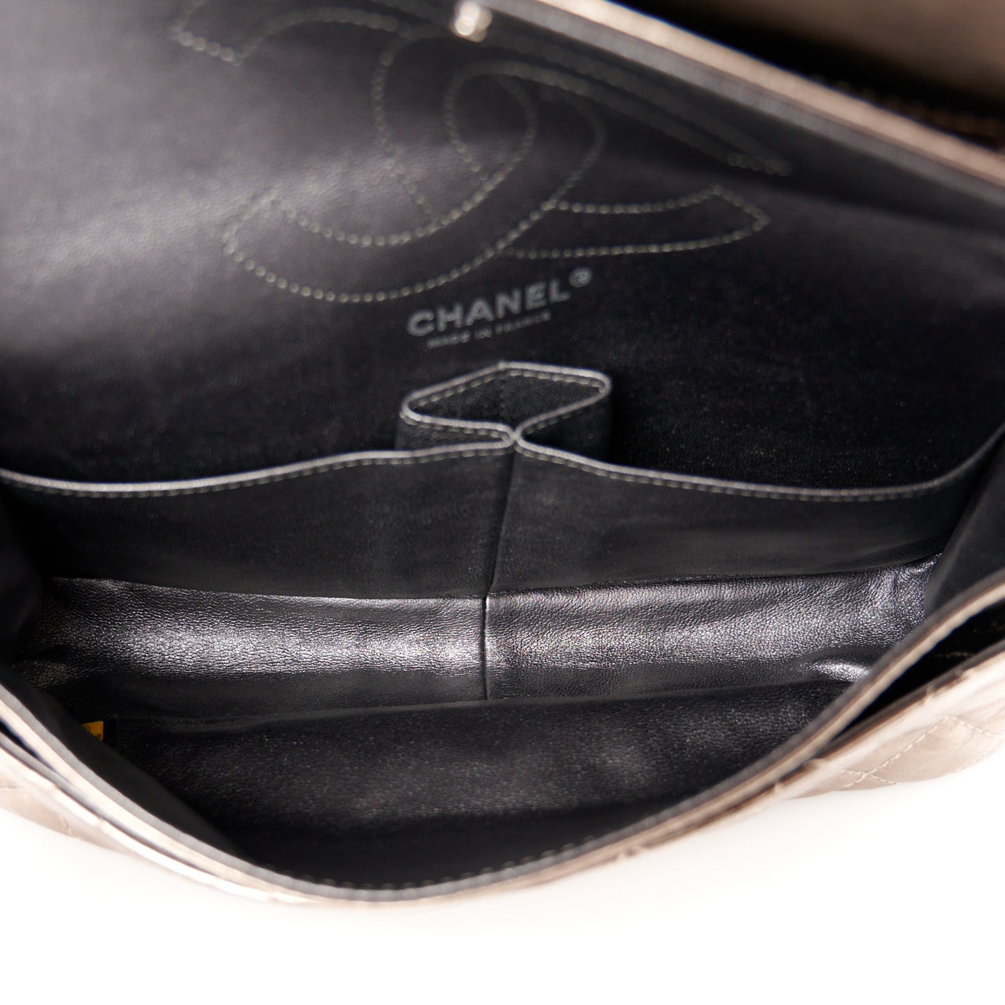 Metallic Aged Calfskin Quilted  2.55 Reissue 226 Flap Bronze