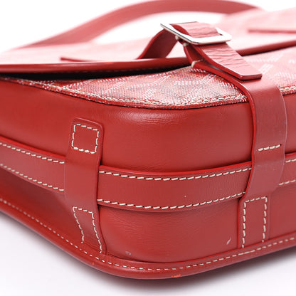 Goyard Goyardine Belvedere MM Messenger Bag Red 13 of 17