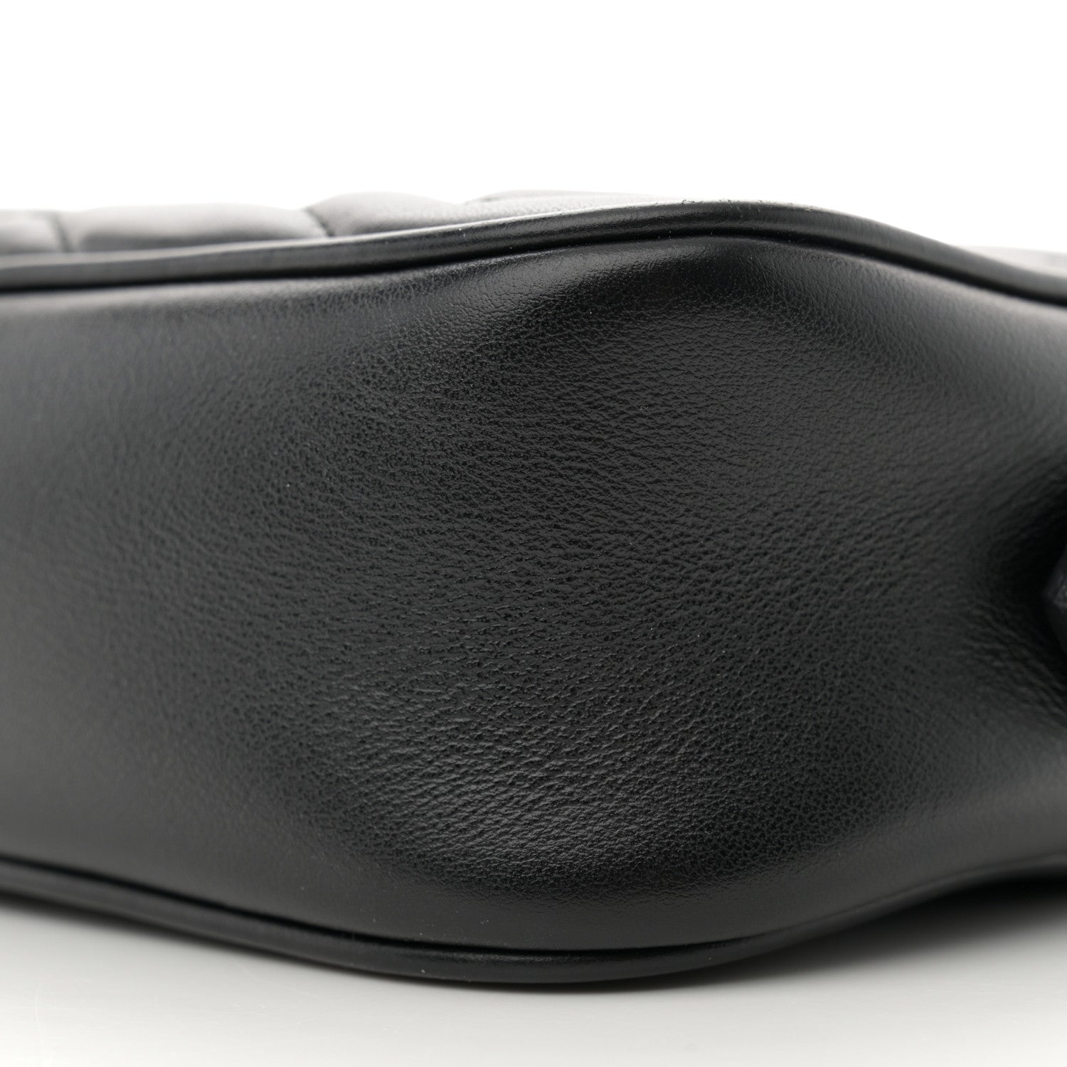 Gucci Calfskin Matelasse Mini GG Marmont Chain Shoulder Bag Black 10 of 14