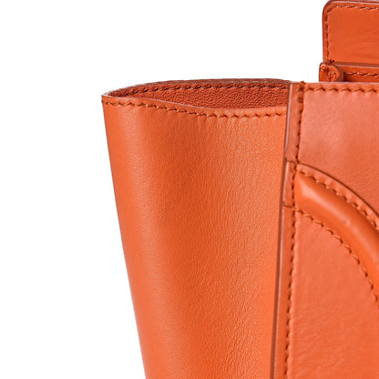 Celine Smooth Calfskin Mini Luggage Bright Orange 12 of 24