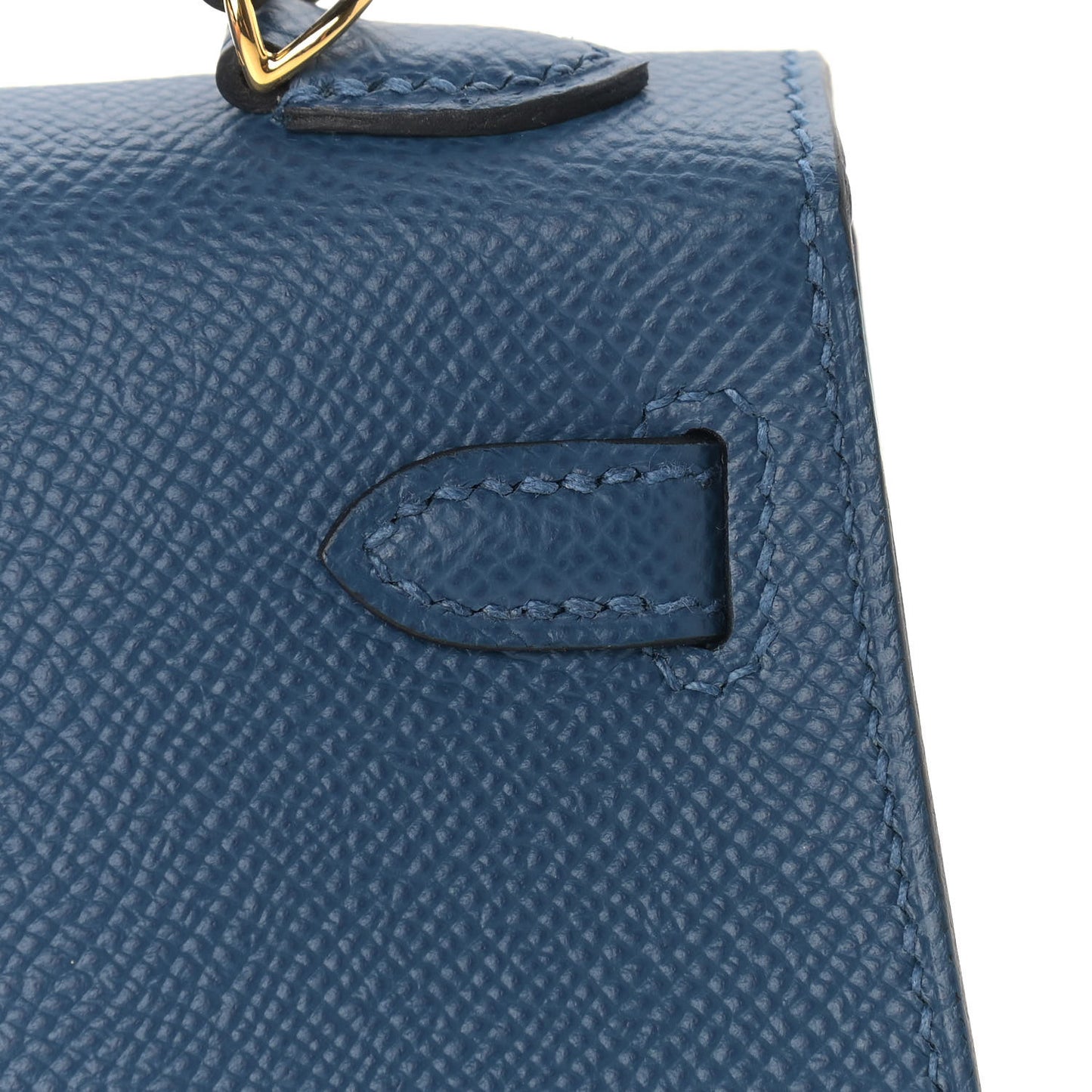 Epsom Mini Kelly Sellier 20 Deep Blue