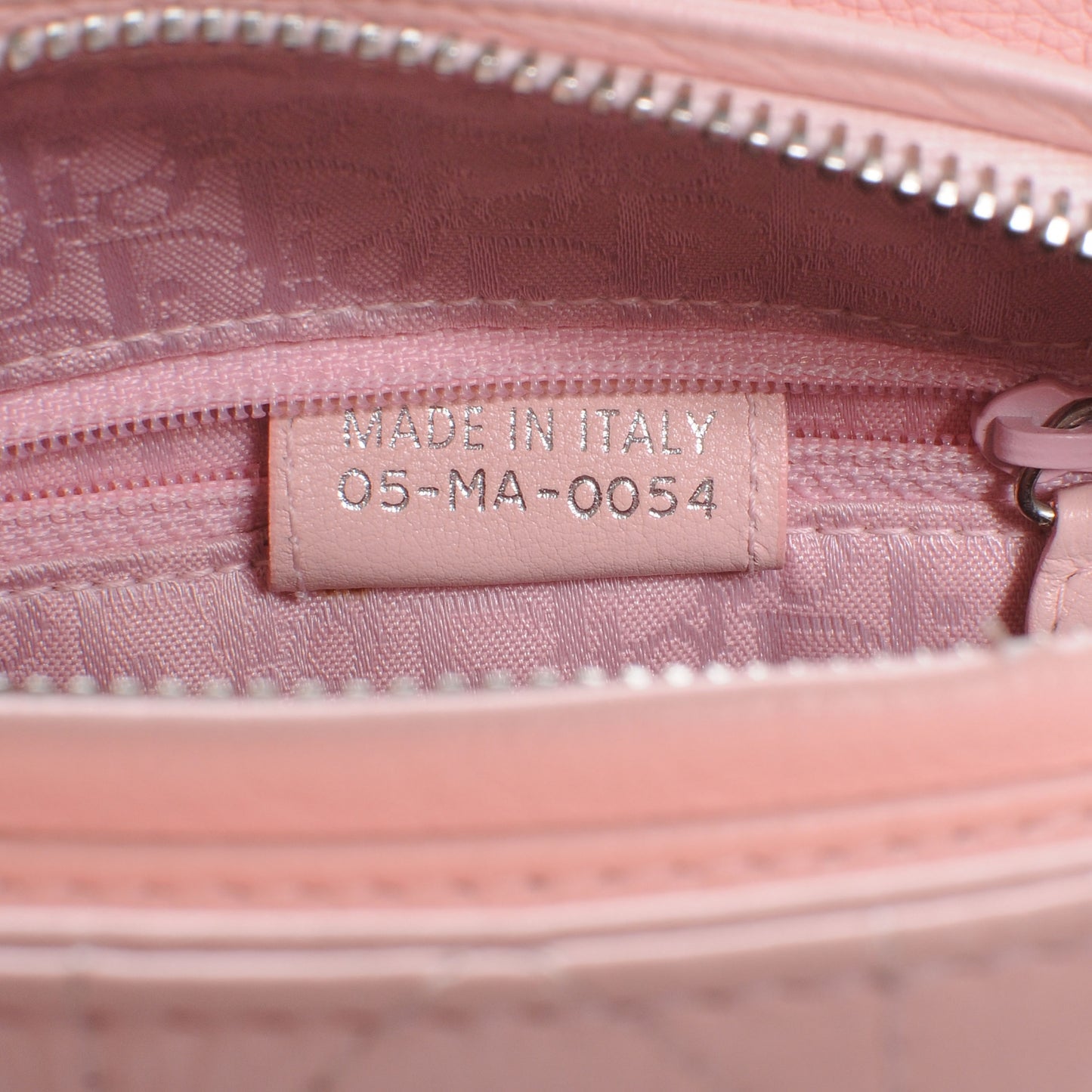 Leather Stitched Cannage Medium Lady Dior Pink