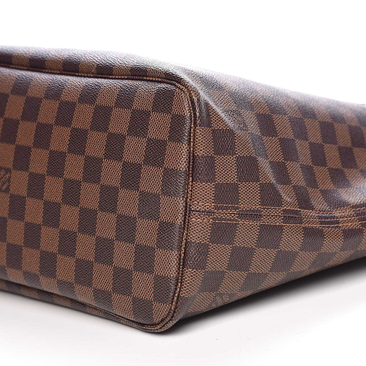 Louis Vuitton Damier Ebene Neo Neverfull MM Rose Ballerine 9 of 10