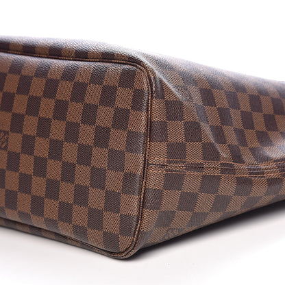 Louis Vuitton Damier Ebene Neo Neverfull MM Rose Ballerine 9 of 10