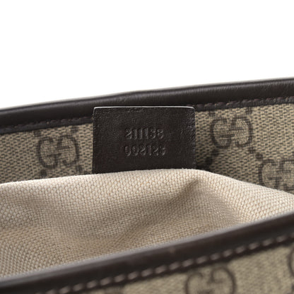Gucci GG Supreme Monogram Small Joy Tote Dark Brown 7 of 12