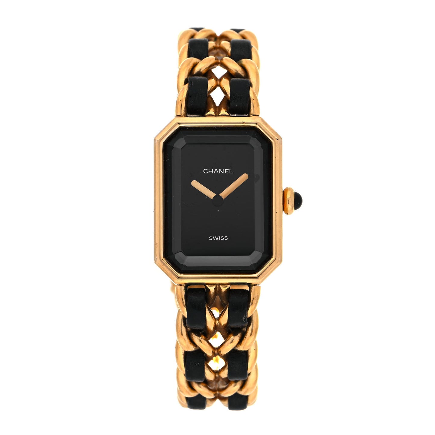 Stainless Steel Lambskin 20mm Chain Premiere Quartz Watch Gold M
