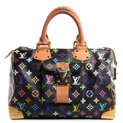 Louis Vuitton Monogram Multicolor Speedy 30 Black 1 of 7