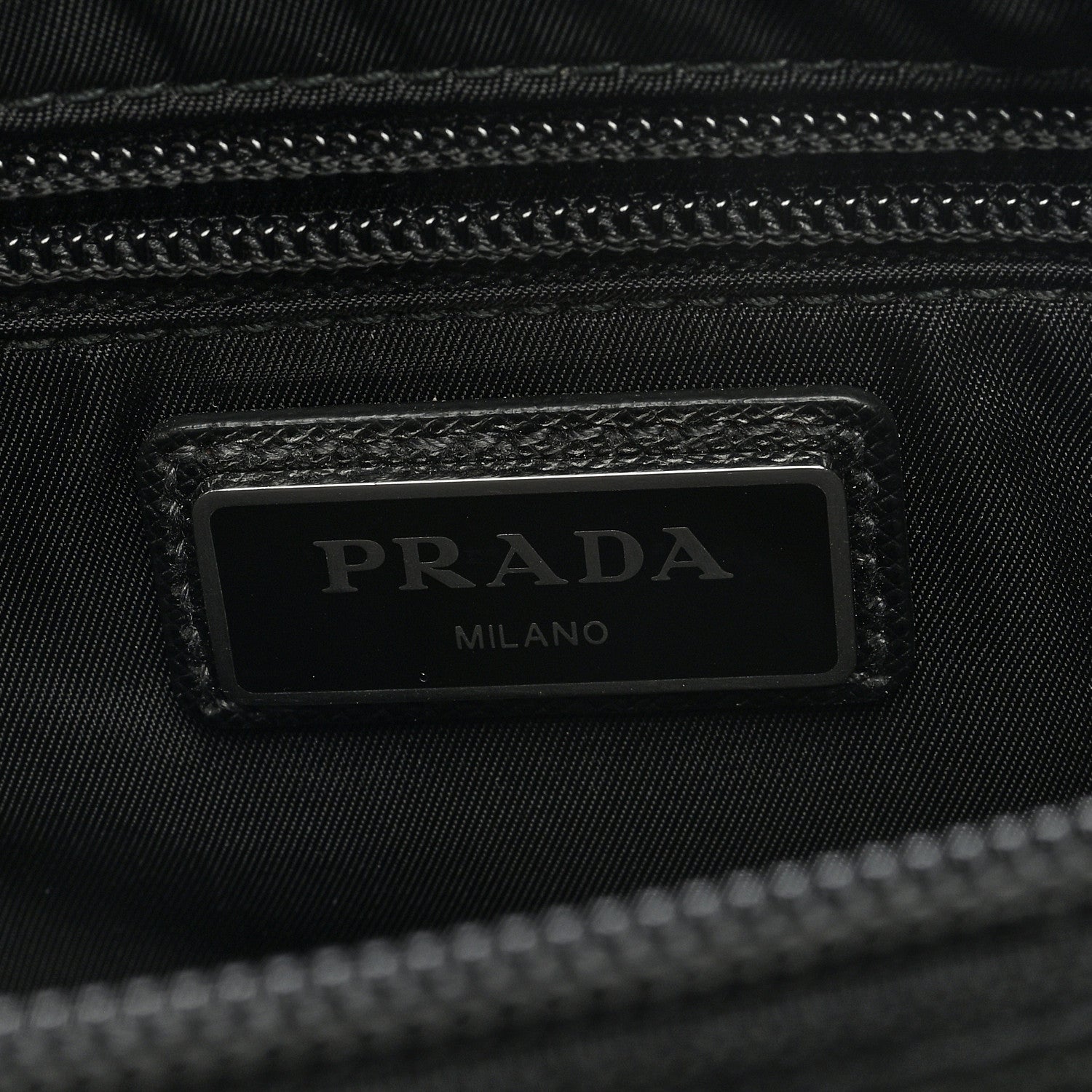 Prada Re-Nylon Saffiano Belt Bag Black 6 of 8