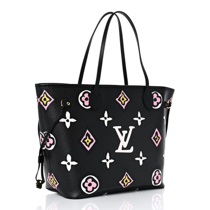 Louis Vuitton Monogram Giant Wild At Heart Neverfull MM Black 3 of 8
