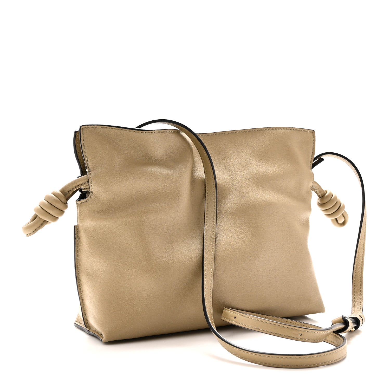 Loewe Calfskin Mini Flamenco Knot Clutch Clay Green 3 of 9