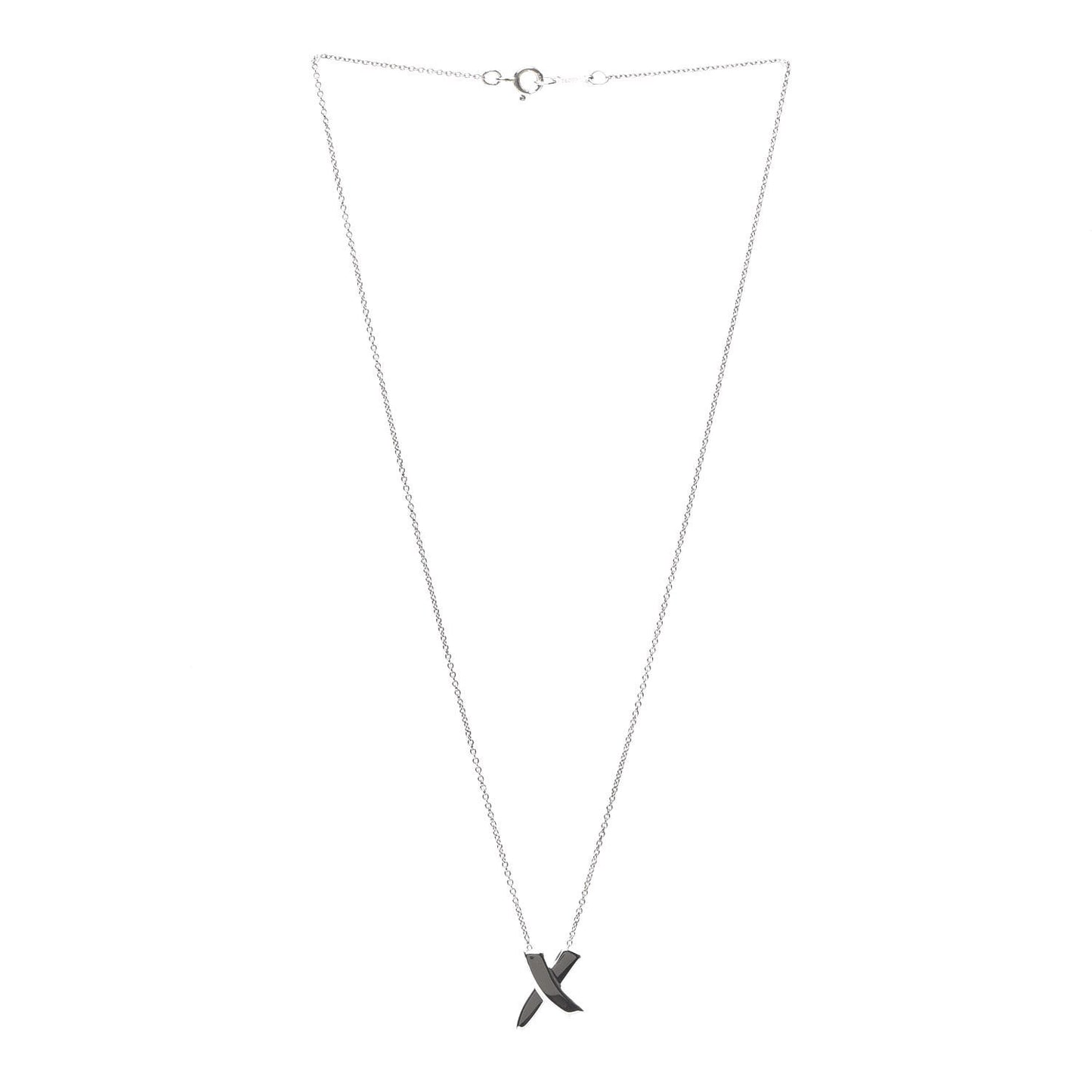 Sterling Silver Paloma Picasso Graffiti X Pendant Necklace