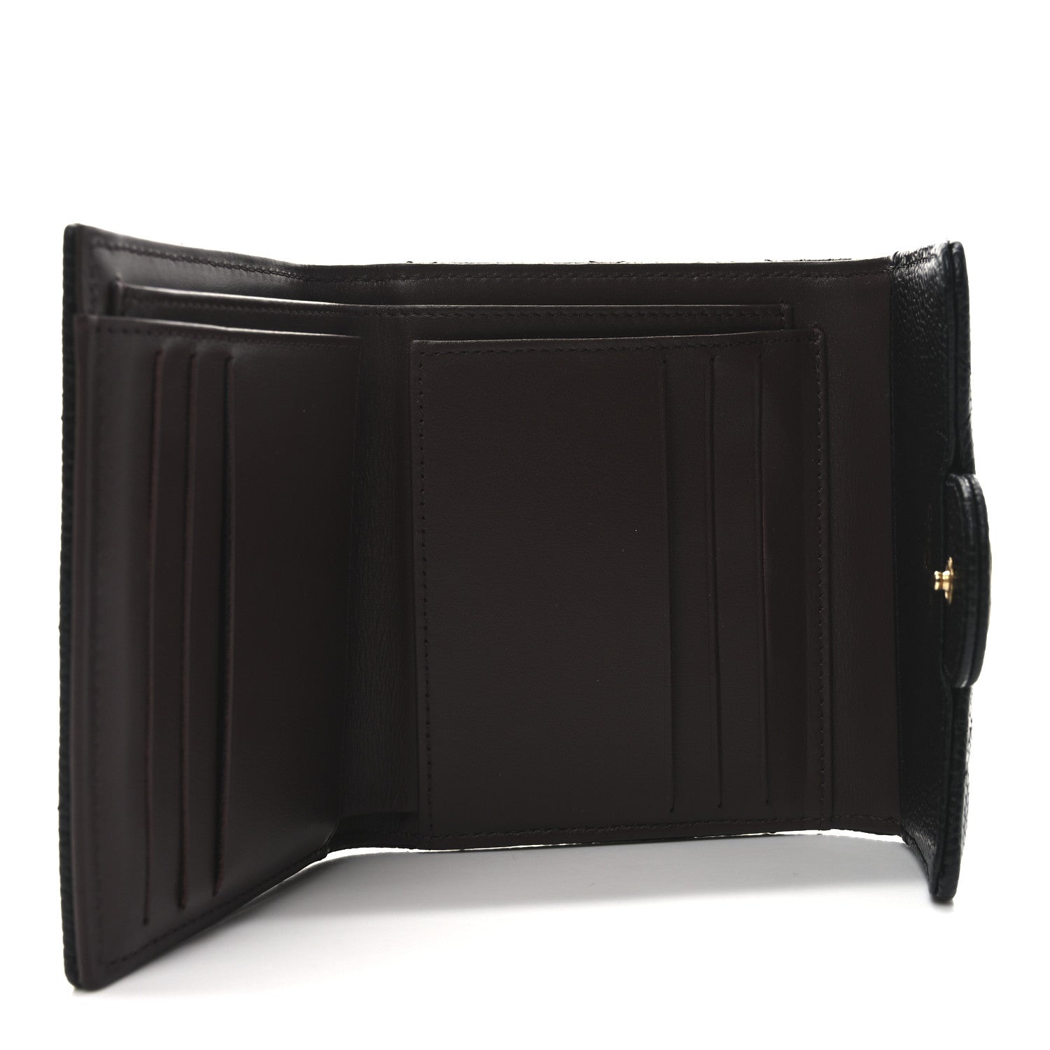Chanel Caviar Quilted Compact Flap Wallet Black 5 of 9