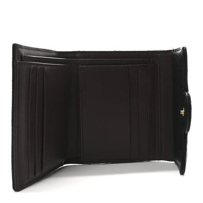Chanel Caviar Quilted Compact Flap Wallet Black 5 of 9