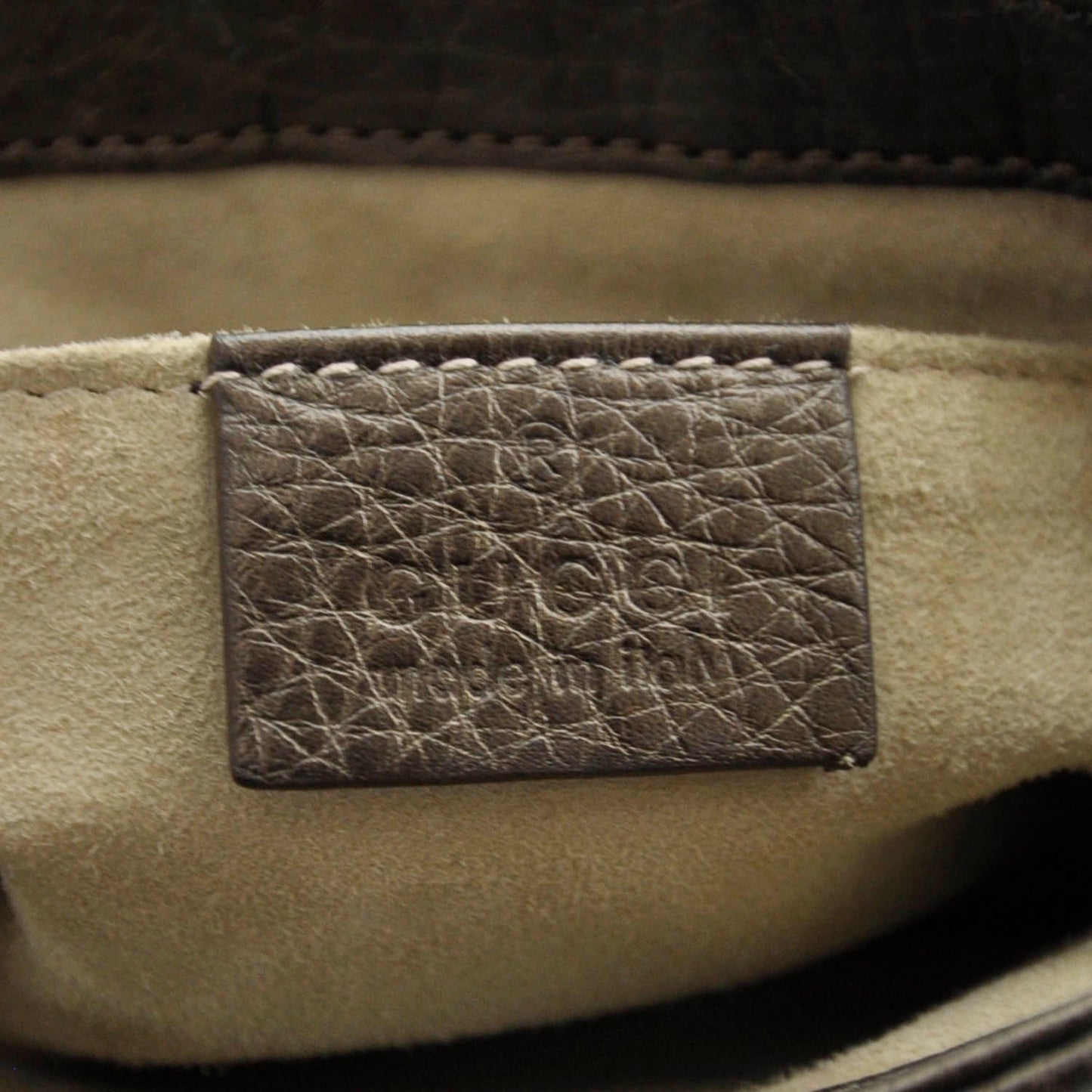 Metallic Pebbled Calfskin Small 1973 Chain Shoulder Bag Winter Leaf