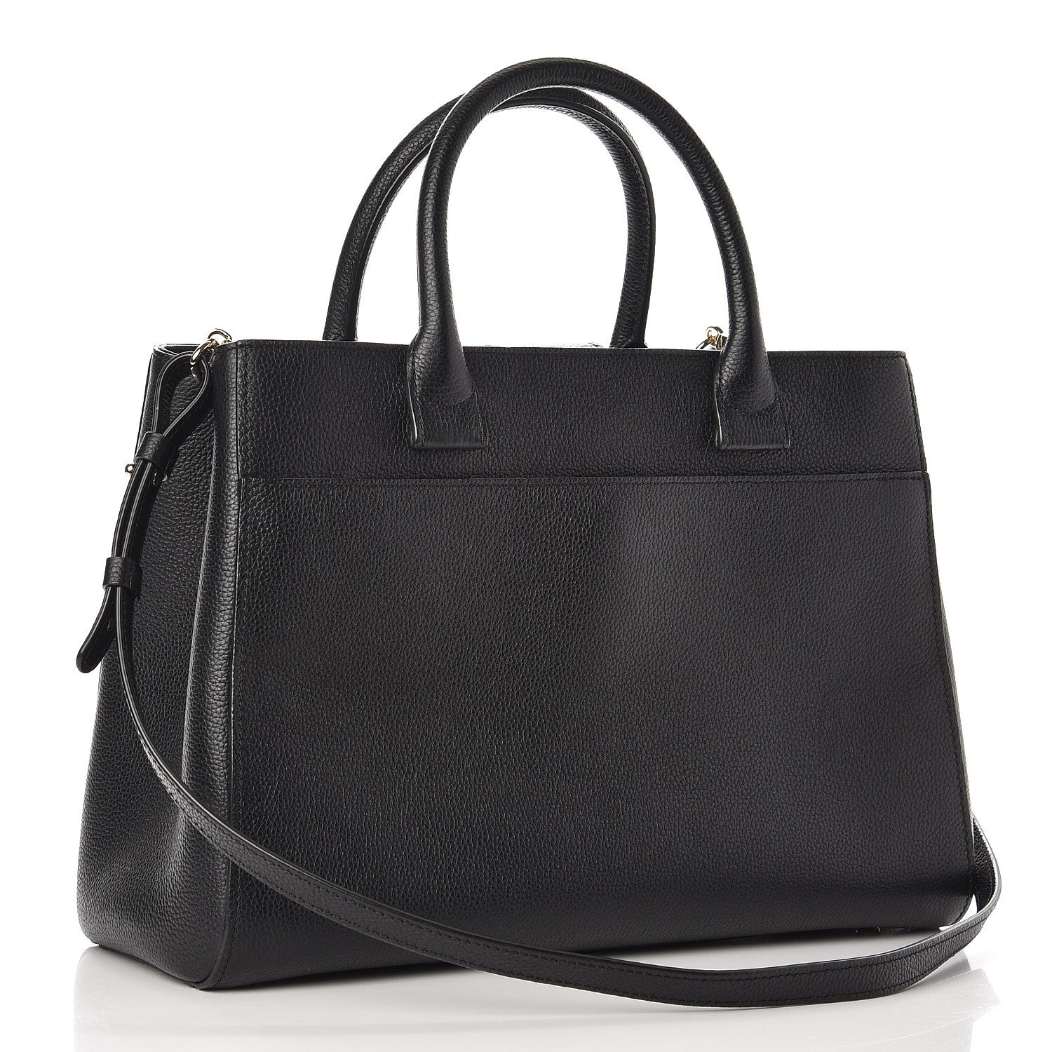 Chanel Grained Calfskin Small Neo Executive Shopper Tote Black 3 of 9