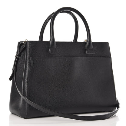 Chanel Grained Calfskin Small Neo Executive Shopper Tote Black 3 of 9