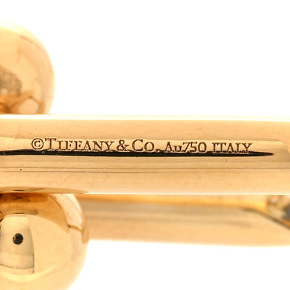 Tiffany 18K Yellow Gold Large HardWear Link Earrings 4 of 4