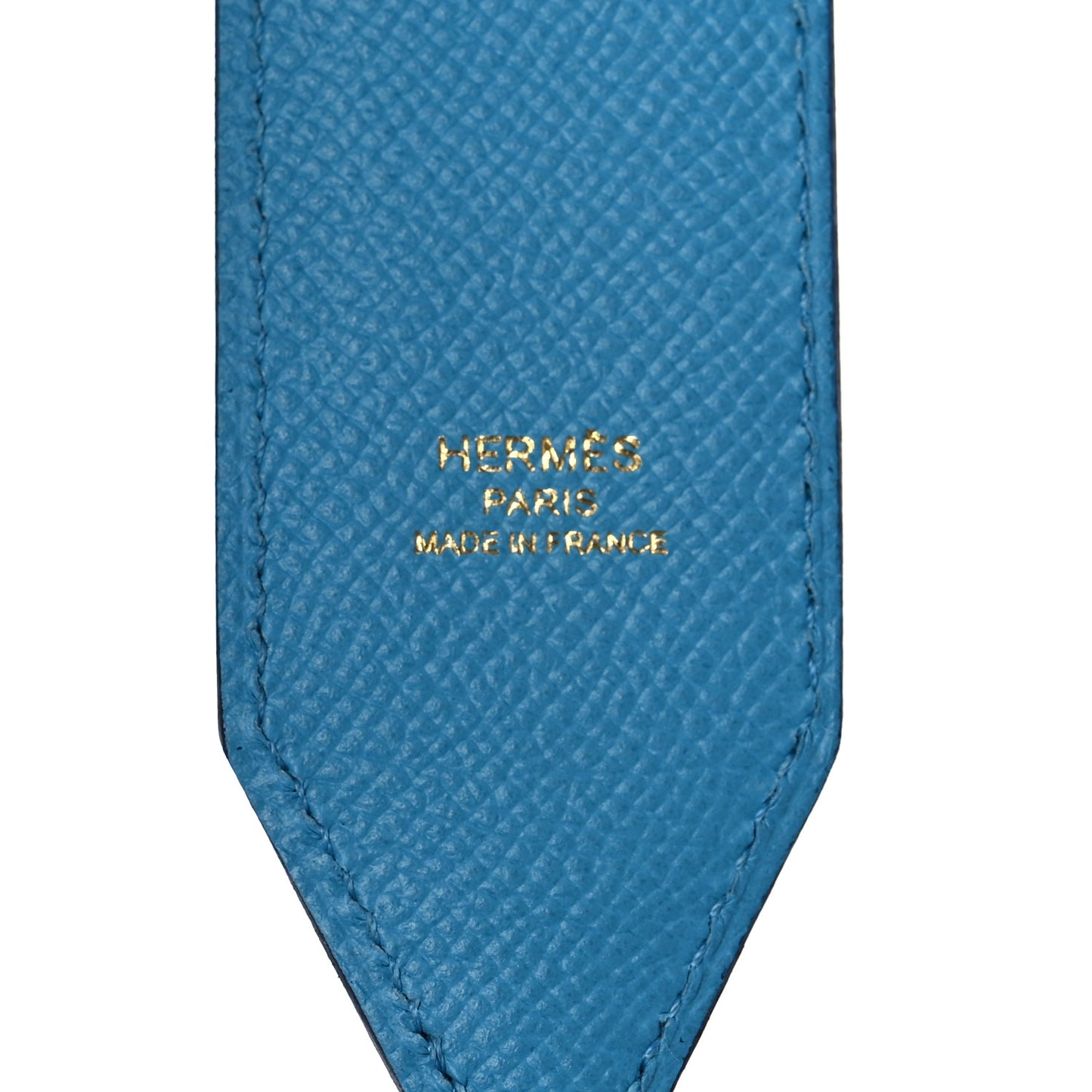 Epsom 40mm Hexagone Tressage Shoulder Strap Bleu De Nord Rouge De Coeur Gold