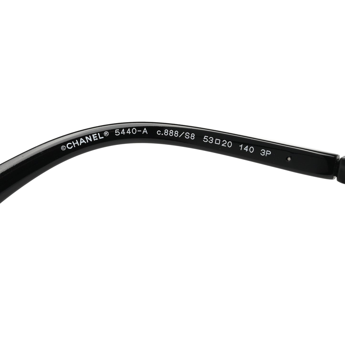 Acetate Metal Polarized Pantos Sunglasses 5440-A Black