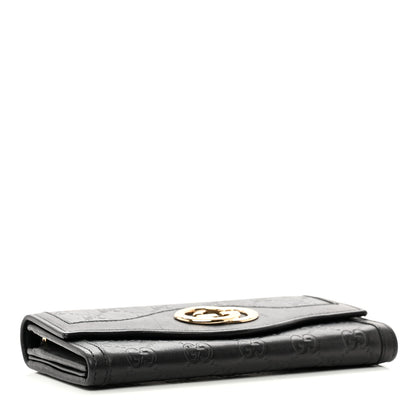 Gucci Guccissima Sukey Continental Wallet Continental Wallet Black 4 of 7
