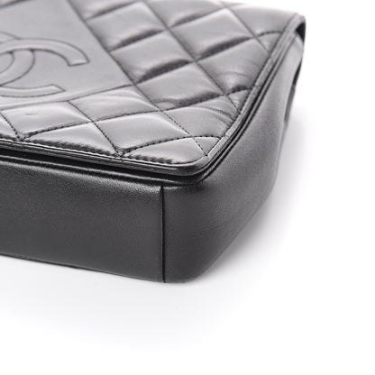 Chanel Lambskin Quilted Small Diamond CC Flap Black 8 of 8