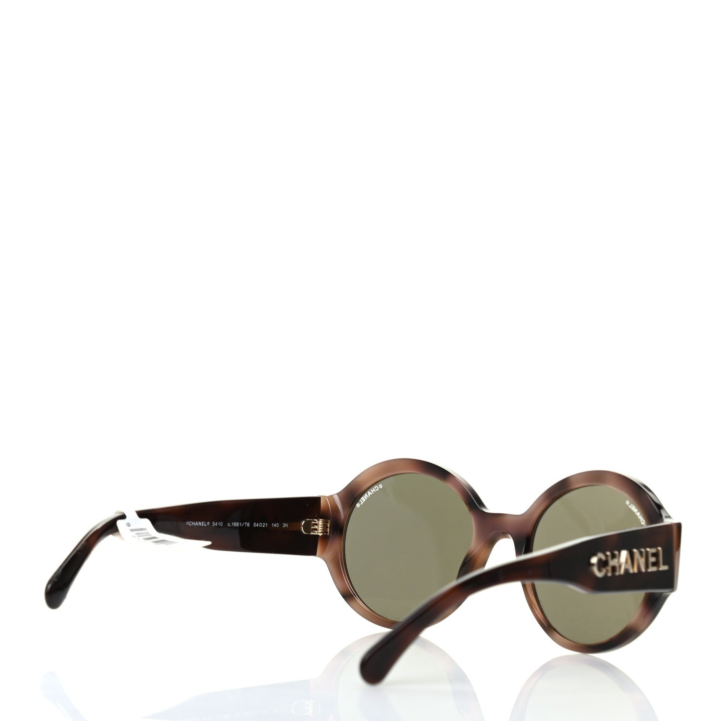 Acetate Polarized Round Sunglasses 5410 Tortoise