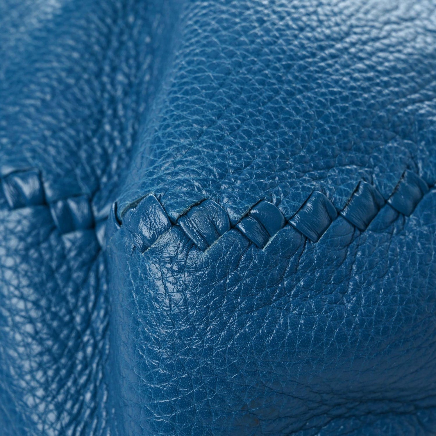 Bottega Veneta Washed Cervo Deerskin Large Hobo Blue 4 of 18